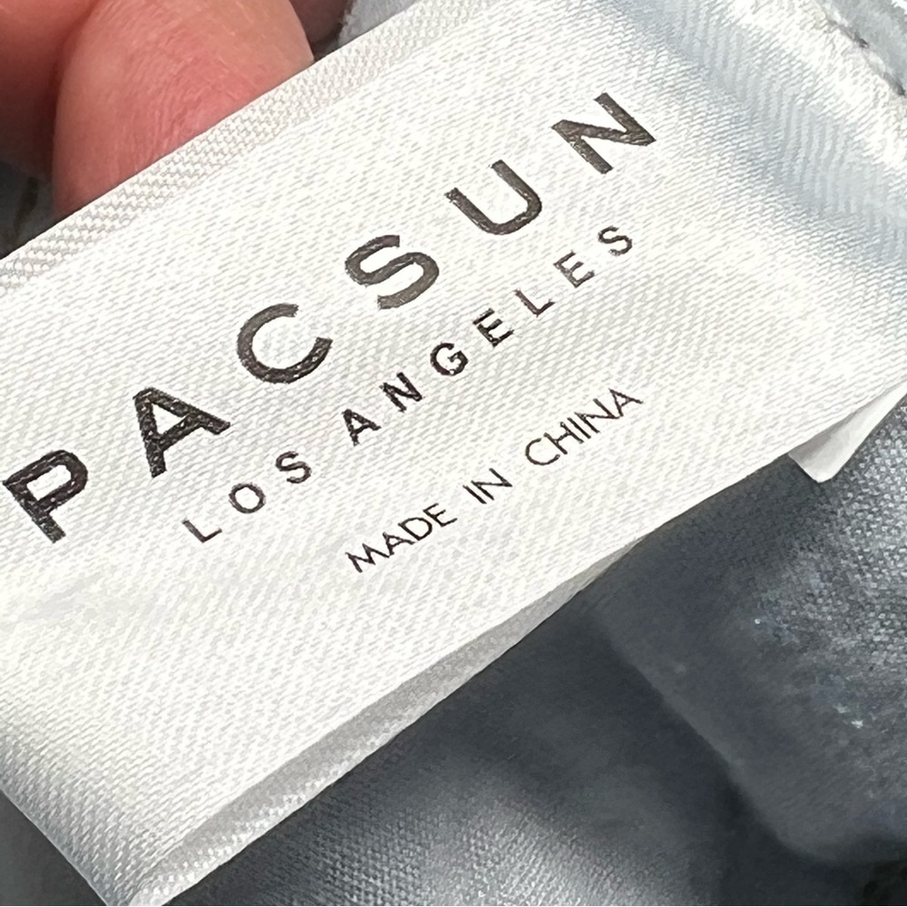 Pacsun High Rise Festival Distressed Cut Off Jean Shorts size 28 (Small, size 6) - Picture 8 of 13